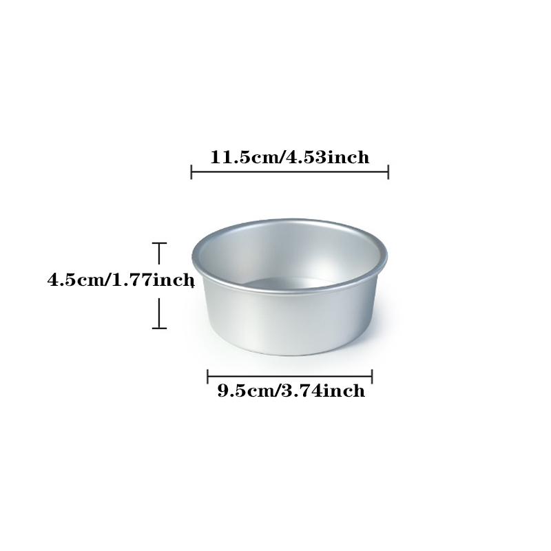 

Форма для торта с регулируемым дном, сплошное дно, утолщенная форма для выпечки из алюминиевого сплава, бытовая круглая форма для выпечки 11.5*9.5*4.5cm