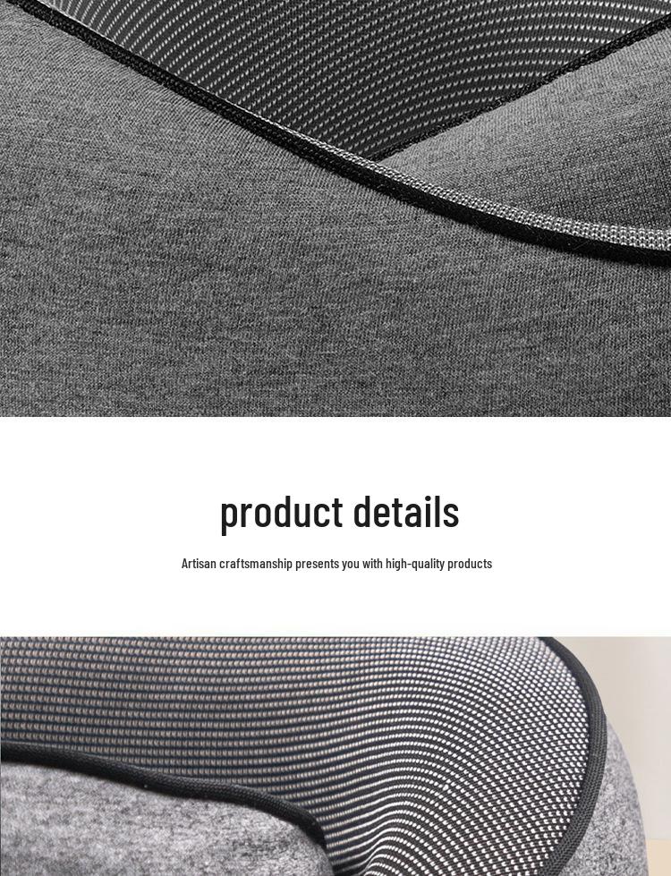 U-Shaped Memory Foam Neck Pillow: Comfortable, Portable Support for Travel