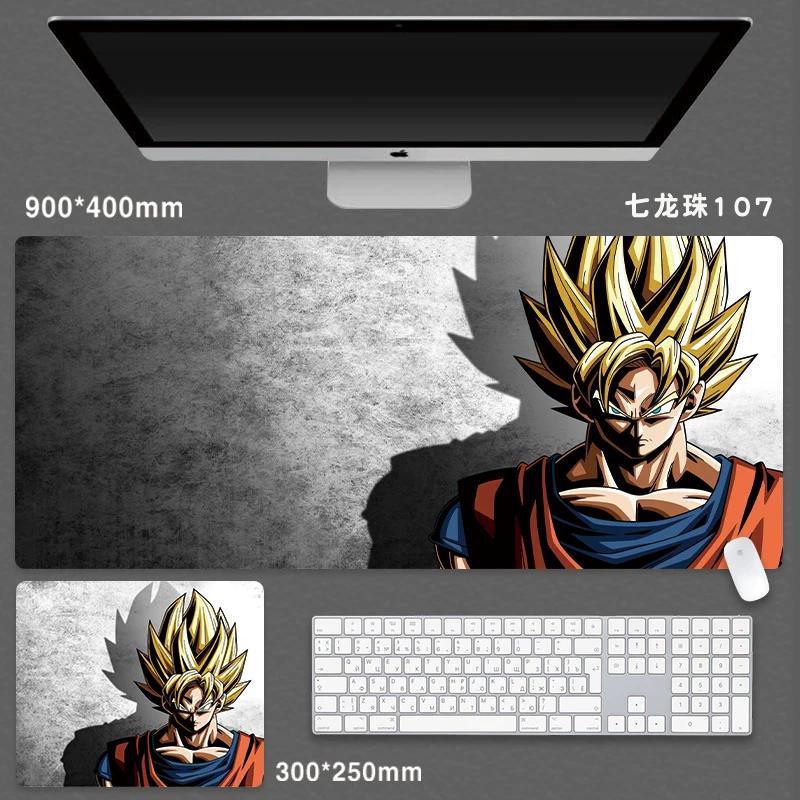 High Quality Japanese Animation Seven Dragon Ball Mouse Pad Oversized Boys Animation Two-dimensional E-sports Game Computer Keyboard Student Desk Pad