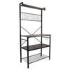 Layered Organizer Shelf Metal Frame Storage Shelving Unit Multi Layer Organizer Stand for Microwave