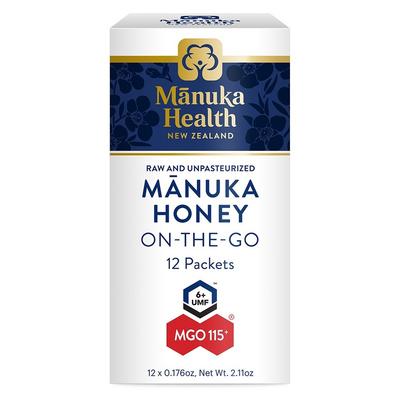 Manuka Health New Zealand Miere de Manuka Brută și Nepasteurizată On-the-Go MGO 115+ UMF 6+