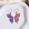 Creative Personality Symphony Hollow Butterfly Earrings, Light Luxury Ethnic Style Sweet Cool Style Fashion Temperament Earrings
