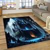 Dream Fairy Tale Castle Mysterious Gothic Cartoon Carpet Rug for Living Room Bedroom Home Sofa,Kid Area Rug Non-slip Floor Mat