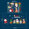 Christmas decorations Christmas crystal balls children's gifts window layout window stickers glass door stickers electrostatic stickers