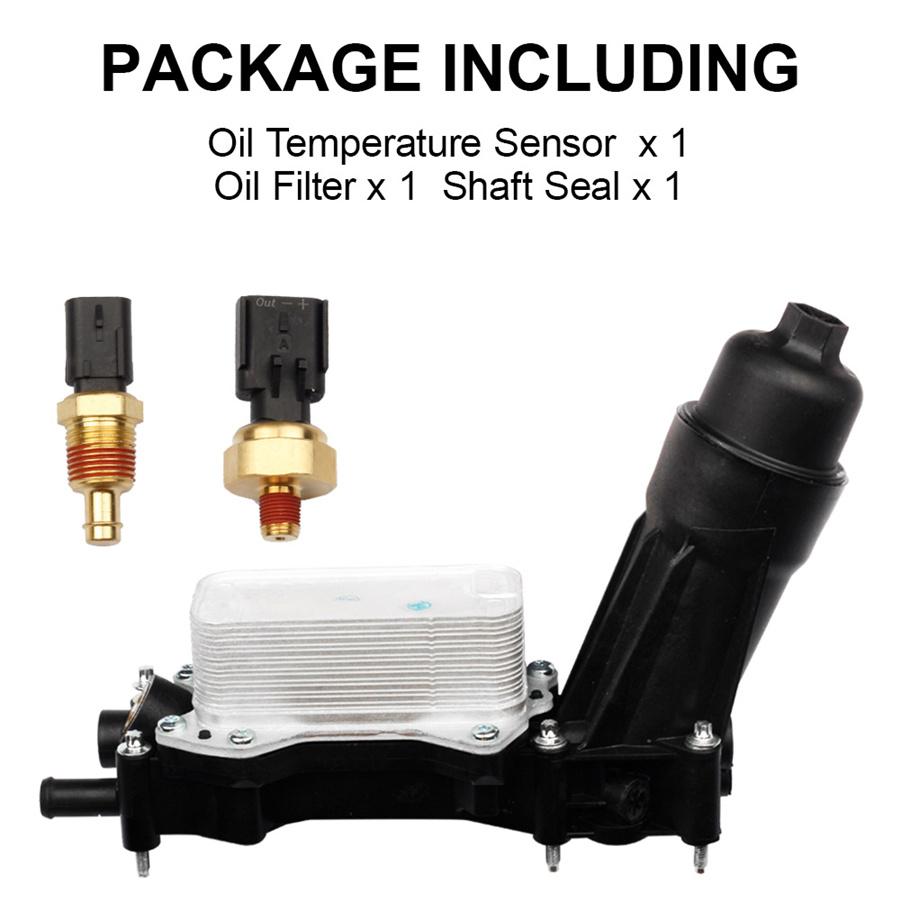 Oil Cooler Filter Adapter Housing 68105583AF For Jeep Chrysler Dodge 3.6 2014-17
