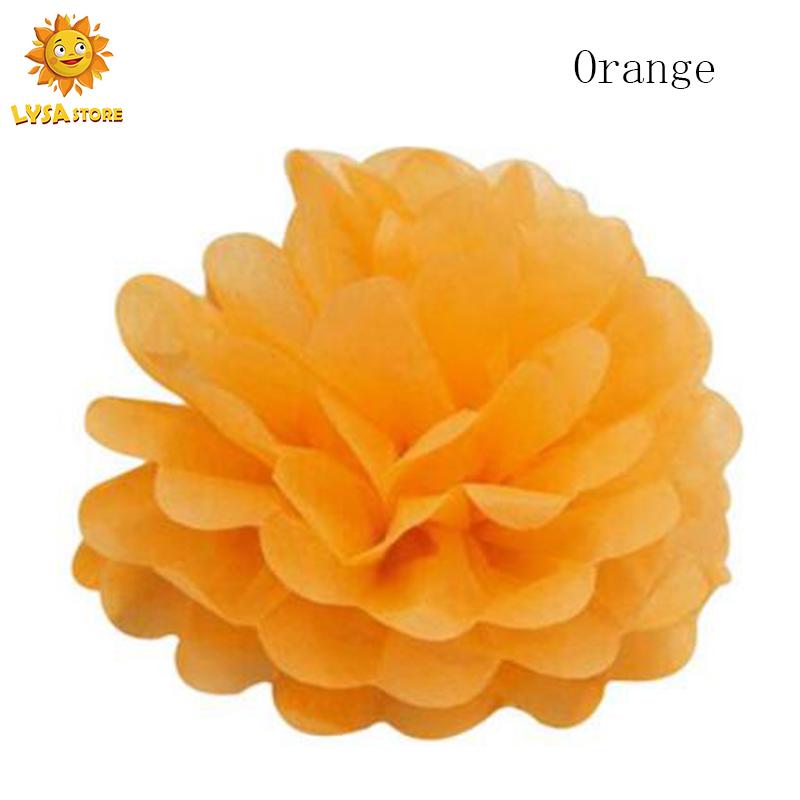 10inch 25cm European And American Party  Decorative Paper Flower Ball Handmade Garland For Wedding Dress Up Birthday Gathering