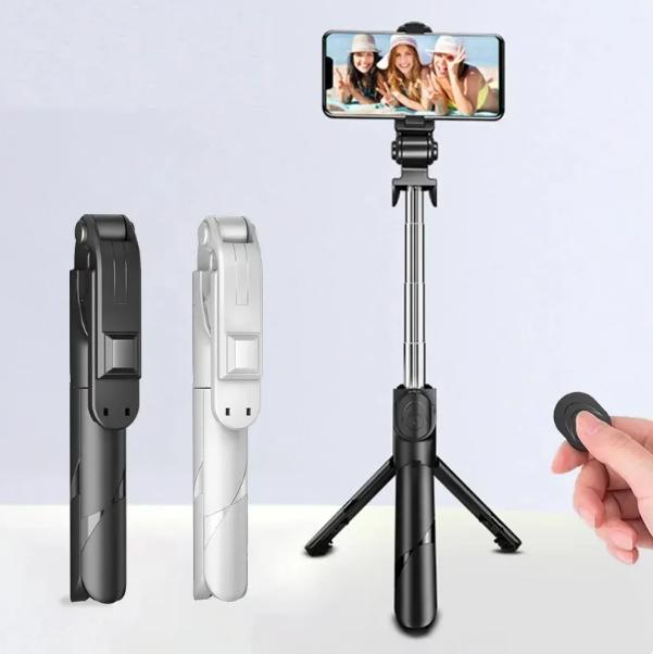 2024 New Selfie Stick Tripod For Android Huawei Xiaomi IOS TikTok Extended Bluetooth With Remote Shutter Foldable Phone Holder
