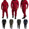 Luxurious Comfort Mens Tracksuit Jogging Hoodie Coat Pants One Piece Jumpsuit