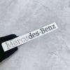 3D Letters ABS Emblem Car Fender Trunk Rear Logo Sticker For Mercedes Benz C260 W204 W205 W211 W212 W190 W213 W168W177 Accessory