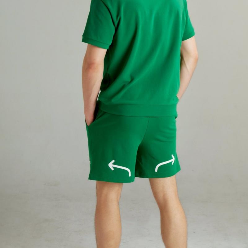 Goxo Casual Fit Shorts Green Slice Hook