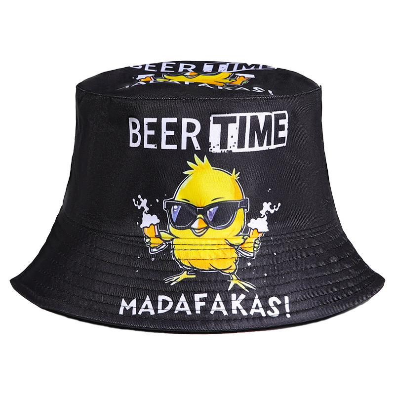 Animal Print Fisherman Hat With Breathable Polyester For Summer Outdoor Casual Wear