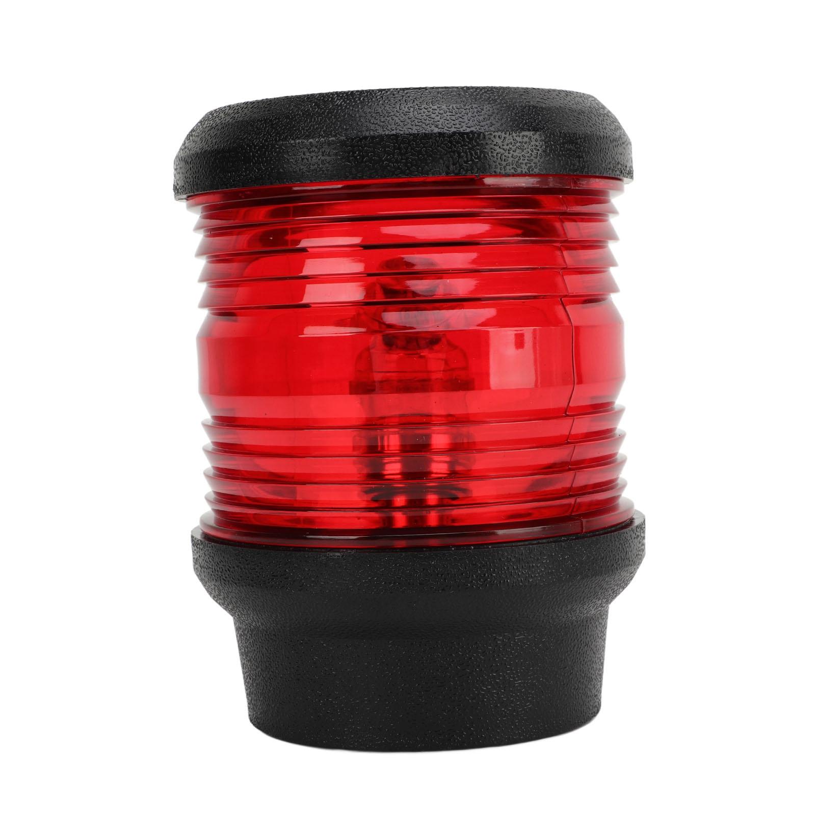 

Port Side Navigation Light Red Waterproof 360 Degree LED Marine Boat Anchor Lamp 10‑24V