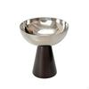 Pedestal Dessert Bowl Stainless Steel with Reflective for Hosts, Home
