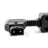 Portable Camera Power Distributor D-tap Camera Power Splitter Supports 4 Devices Simultaneous Charging Black