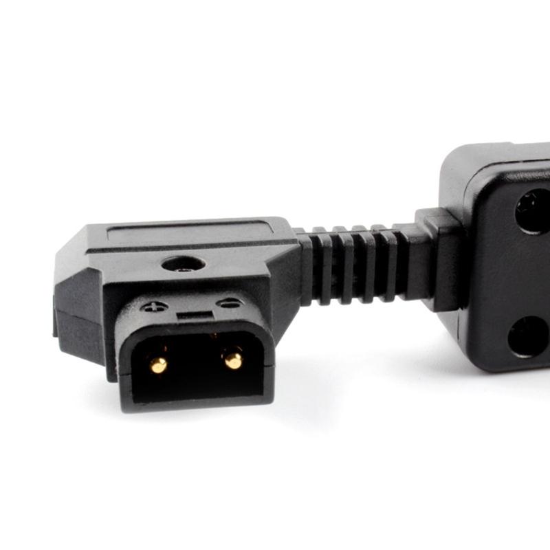 Portable Camera Power Distributor D-tap Camera Power Splitter Supports 4 Devices Simultaneous Charging Black