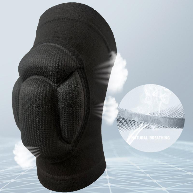 1pair Knee Pads Sports Knee Pads Anti-collision Thickened Sponge Kneepads Brace Support for Gym Basketball Volleyball Dancing