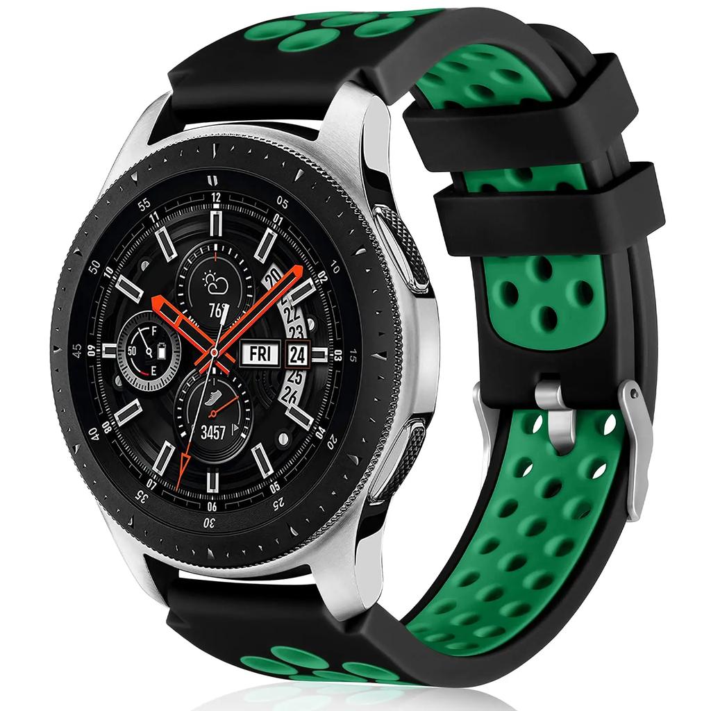 Correa Original para Samsung Gear S3 Frontier/Classic Galaxy watch 3 45mm 22mm Correa de Silicona para Samsung Galaxy Watch 46mm