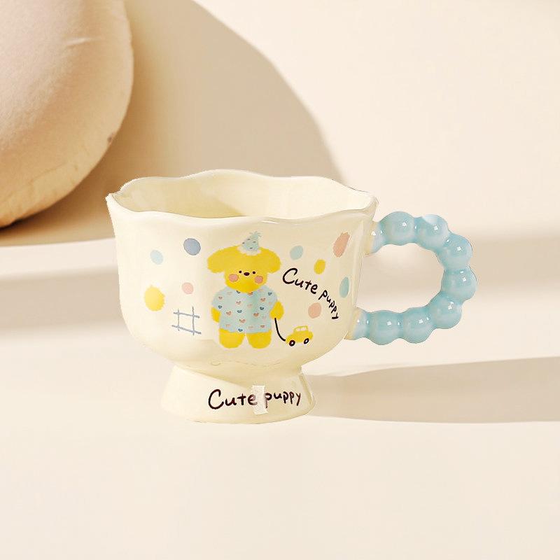 Cartoon Bear Ceramic Cup Souvenir Mug Household Water Cup Coffee Cup Birthday Gift High Appearance Cup