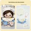 20cm Cotton Doll Dress-Up Set: Cute Figure Skirt & Overalls