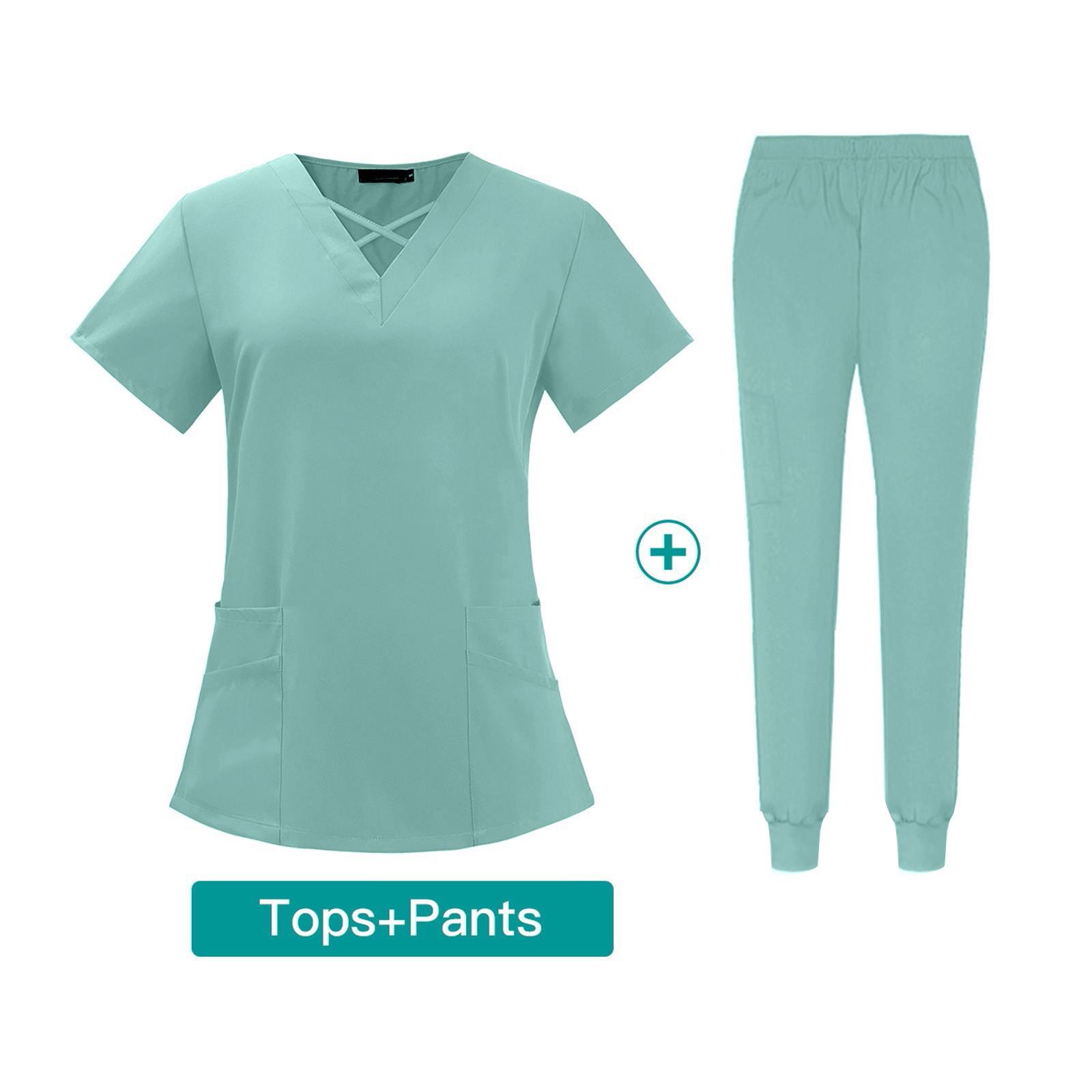 

Женский комплект из двух предметов с v-образным вырезом, комплект одежды для стирки, эластичная, быстросохнущая одежда XXL