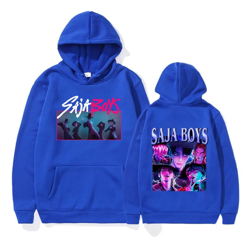 KPop Lovci démonů Saja Chlapci Mikiny Ženy Muži Dlouhý rukáv Filmová mikina S kapucí Ležérní Dívky Chlapci Pulovr Streetwear Oblečení