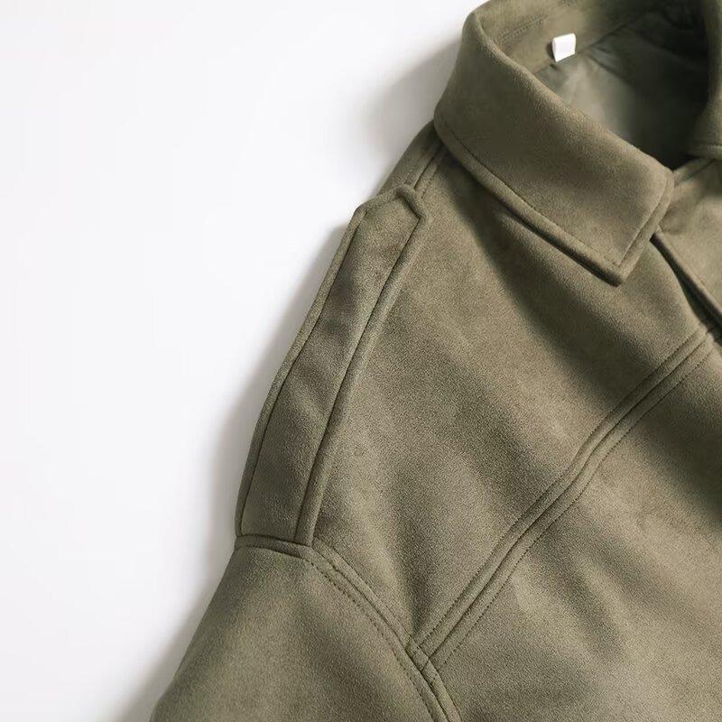 Women S Fleece Long Sleeve Pilot Jacket Coat