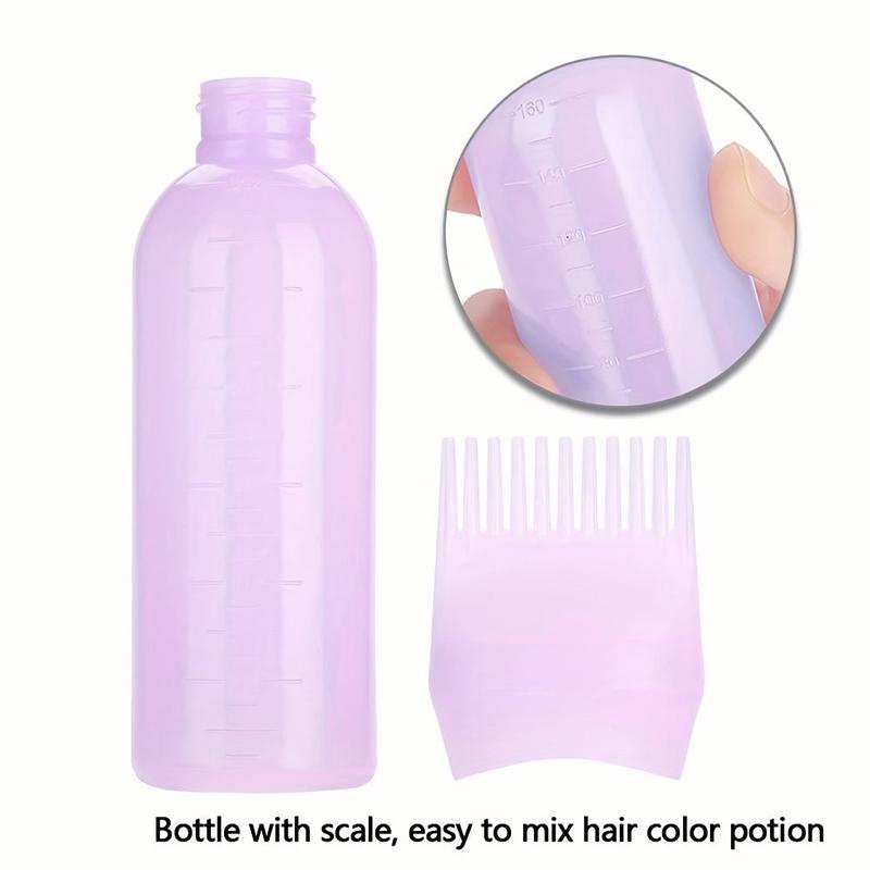 120ml Haarfärbemittelflasche mit Applikatorbürste Salon Haarfärbemittel Färbeflaschen