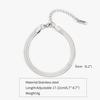 2/3/4/5MM Edelstahl Armband Für Damen Herren Goldfarbe Schlangenkette Armreif Mit Verlängerungskette Wasserdicht Party Schmuck Geschenk