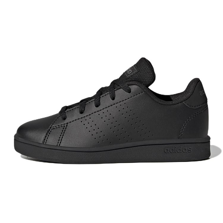 Adidas Neo Advantage K Comfortable Versatile Non-Slip Durable Low-Top Skate Shoes Kids Sneakers Black GW6484