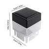 Solar Post Light Modern Fence Deck Lamp Auto On/Off Square Column Fixture Fence Pillar Lamp for Outside Garden Patio