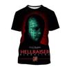 Hellraiser Horror Movie 3D Print T-Shirts Men Women Short Sleeve T Shirt Punk Street Style Harajuku Y2k Tops Tees Kids Clothing
