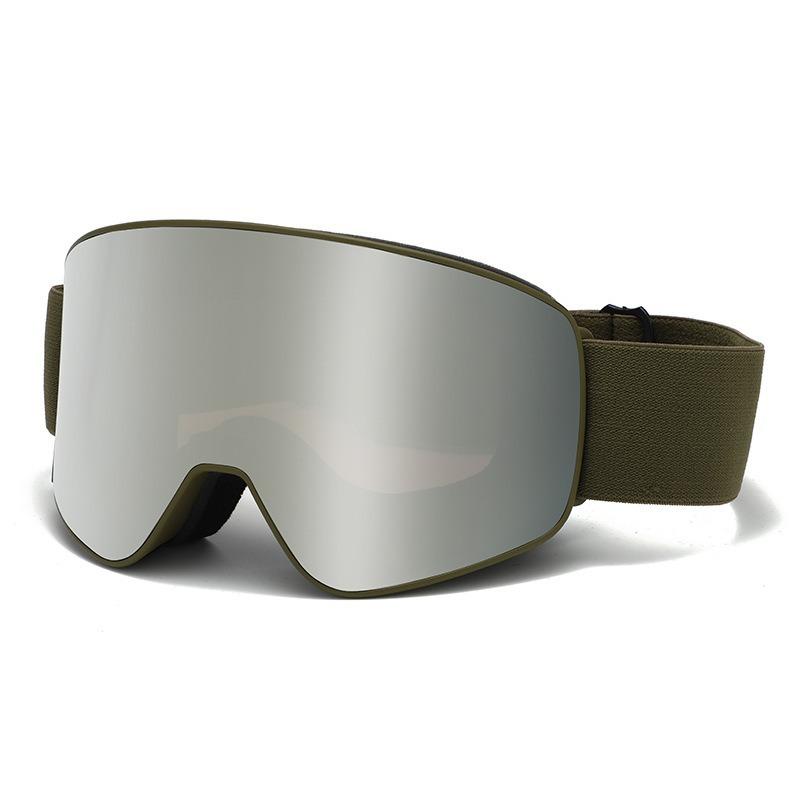 Children's Magnetic Ski Goggles UV Protection Ski Goggles Adult Magnetic Anti-Snow Blind Ski Goggles