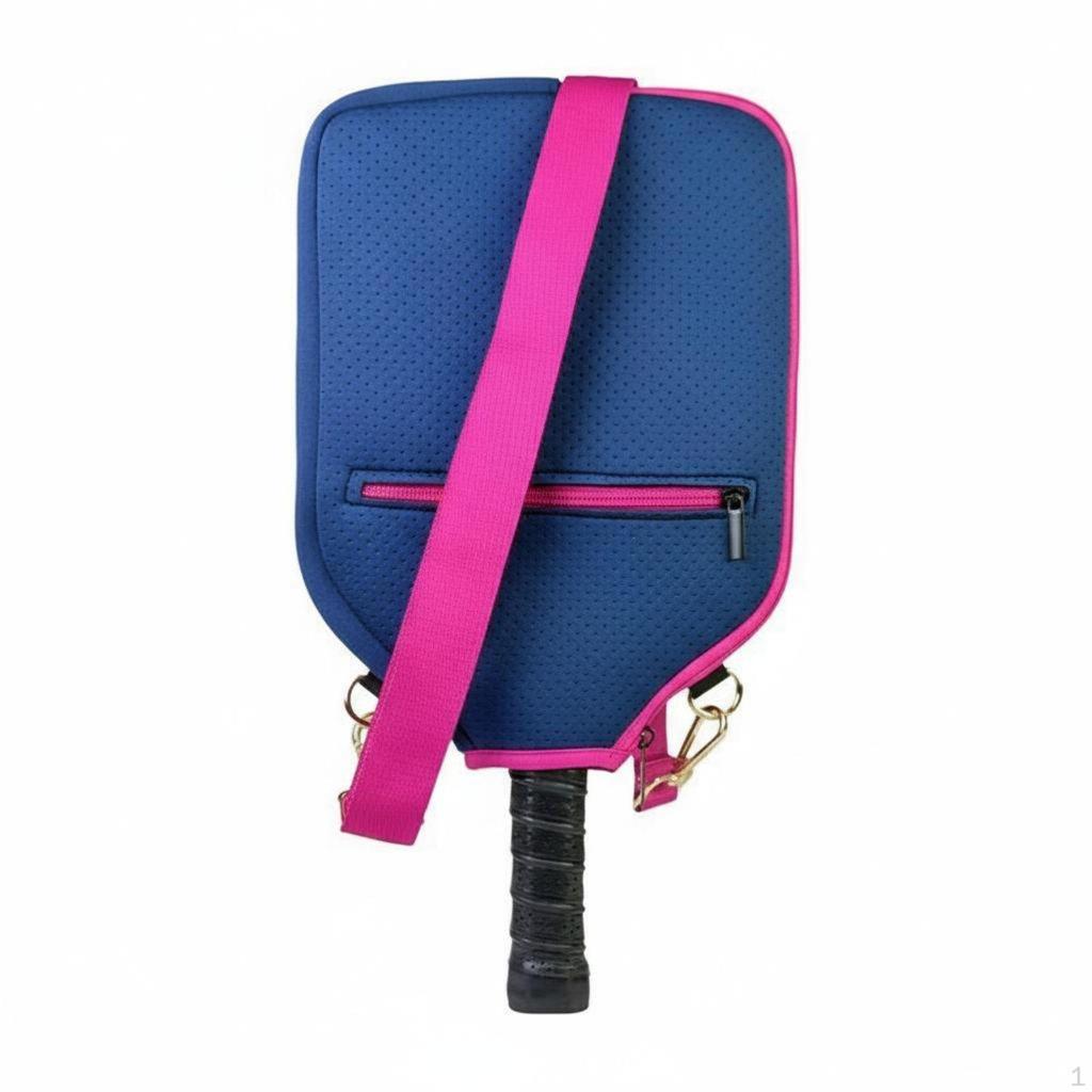 Sports Racket Bag Neoprene Material Pickleball Versatile Carry Options for Athletes, Adults