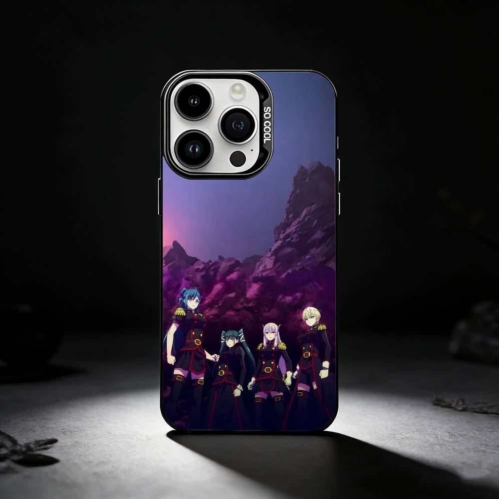 Chained Soldier Phone Case For iPhone 17,16,15,14,13,12,11 Plus,Pro Max,XS,Colored silver phone case