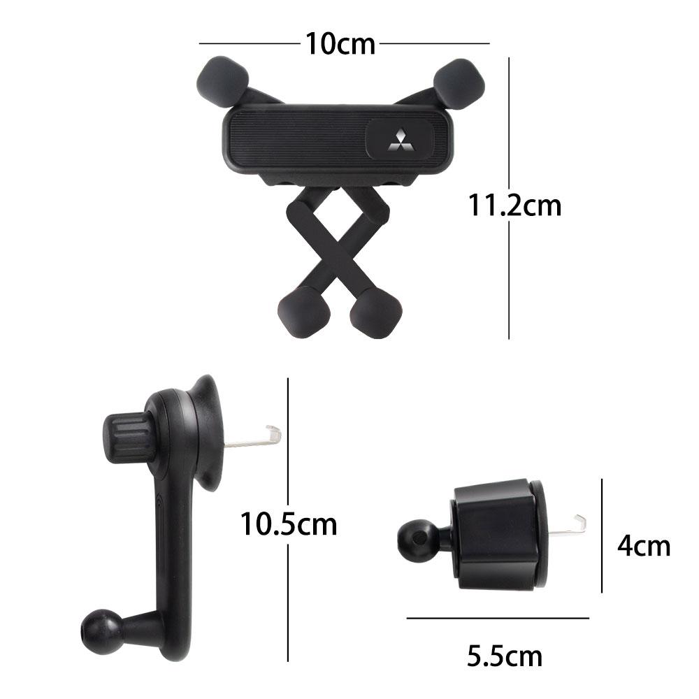 Car Phone Holder Bracket Air Outlet Cellphone Support Fixing Clip For Mitsubishi Asx Lancer L200 Pajero Sport Attrage Xpander GB1