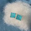 Vintage 100%  Sterling Silver Paraiba Tourmaline Gemstone Birthstone Earring Studs Earrings Ladies Fine Jewelry