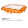 Food Preservation Tray with Vacuum Sealed Lid Stackable Reusable Food Storage Container