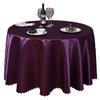 Hotel Tablecloth Satin Table Skirt Table Skirt, Neoclassical Style Restaurant Box Restaurant Round Table Cloth