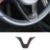 Steering Wheel Sheet Cover Trim Fit For Benz V-Class 2017- Real Carbon Fiber