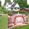 2D Dreamy Pink Curtain Backdrop with Sparkles and Balloons for Gender Reveals, Bridal Events and TV Shoots