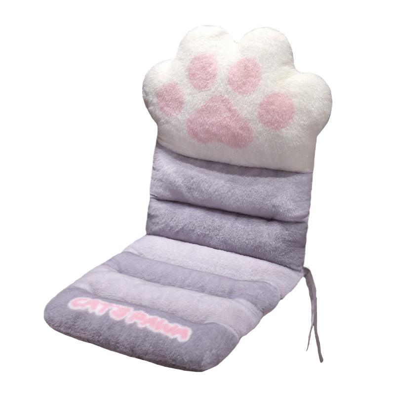 Autumn And Winter Thickened One-Piece Seat Cushion Lazy One-Piece Butt Cushion Office Dual-Purpose Warm Cat Claw Seat Cushion Chair Cushion