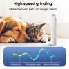 Electric Pet Nail Grinder USB Rechargeable Dog Nail Trimmer with LED Light 3 Grinding Methods Silent Portable Nail Grinder for Small to Large Dogs