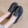 Leather New Soft-soled Casual Beef Tendon Sole Non-slip Pedal Flat Leather Shoes Comfortable Single Shoes