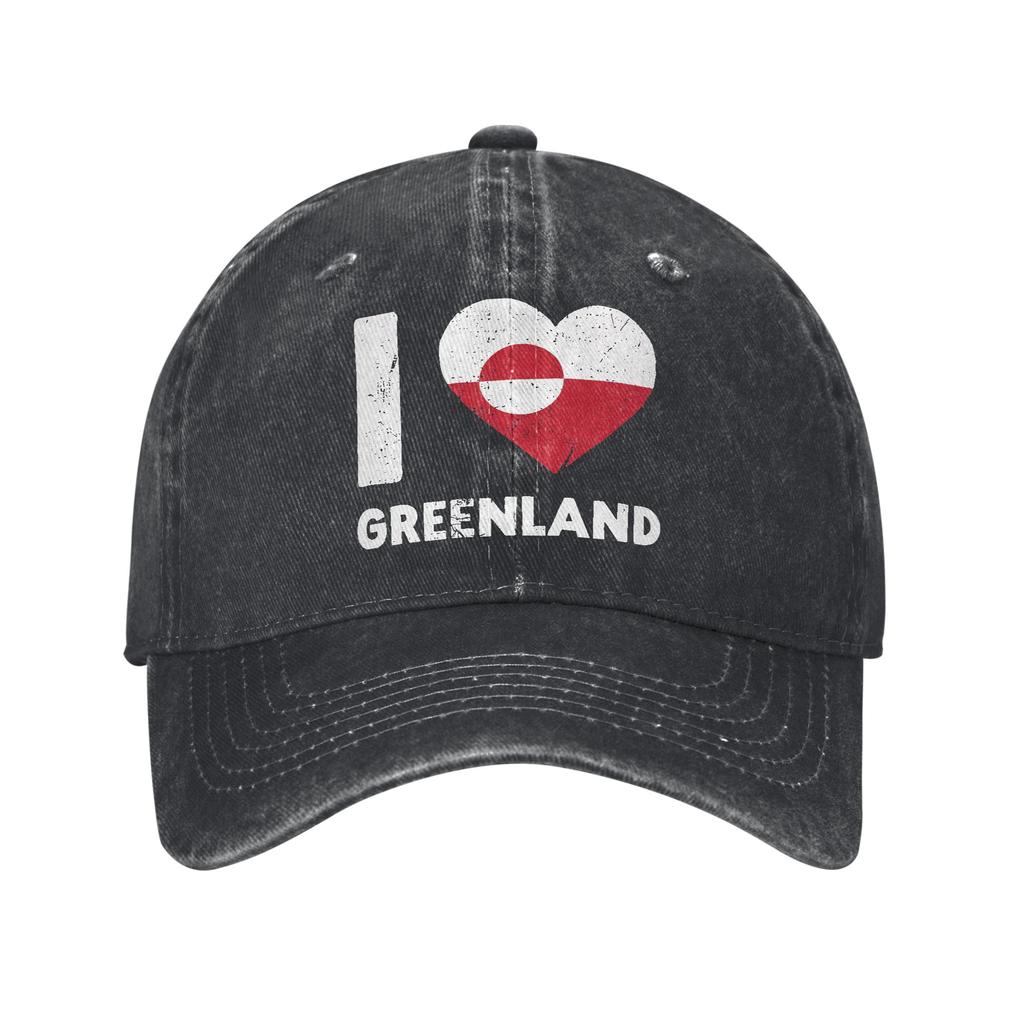 Men Women Hands Off Greenland Is Not For Sale MGGA Print Hat Classic Distressed Cotton  Baseball Cap Adjustable