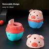 Press-type Automatic Pop-up Toothpick Box Household Creative Cartoon Restaurant Little Pig Toothpick Holder Daily Toothpick Box