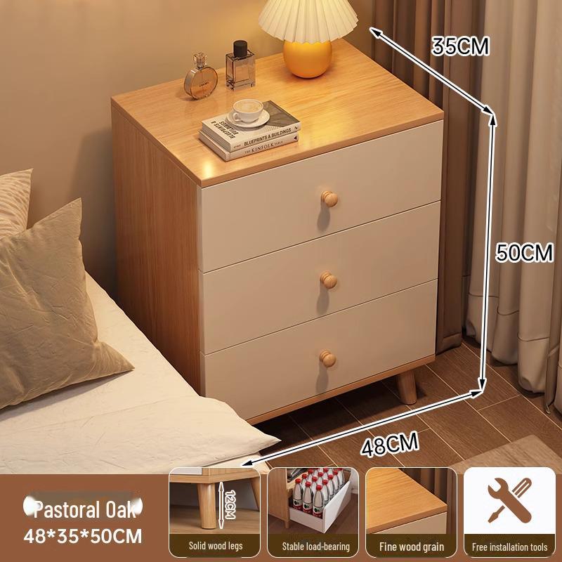 Modern Bedside Storage Cabinet for Bedrooms and Rentals