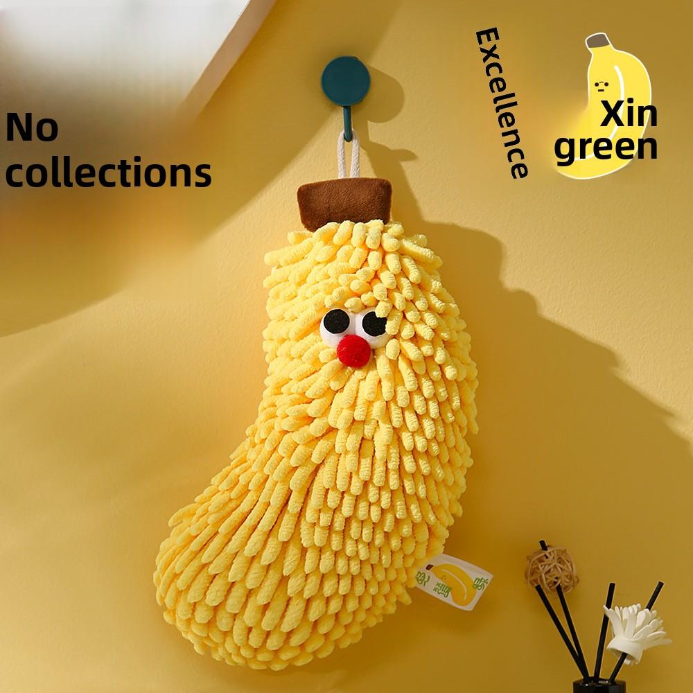 Chenille Hand Towels Kitchen Bathroom Hand Towel Ball with Hanging Loops Quick Dry Soft Absorbent Microfiber Towels