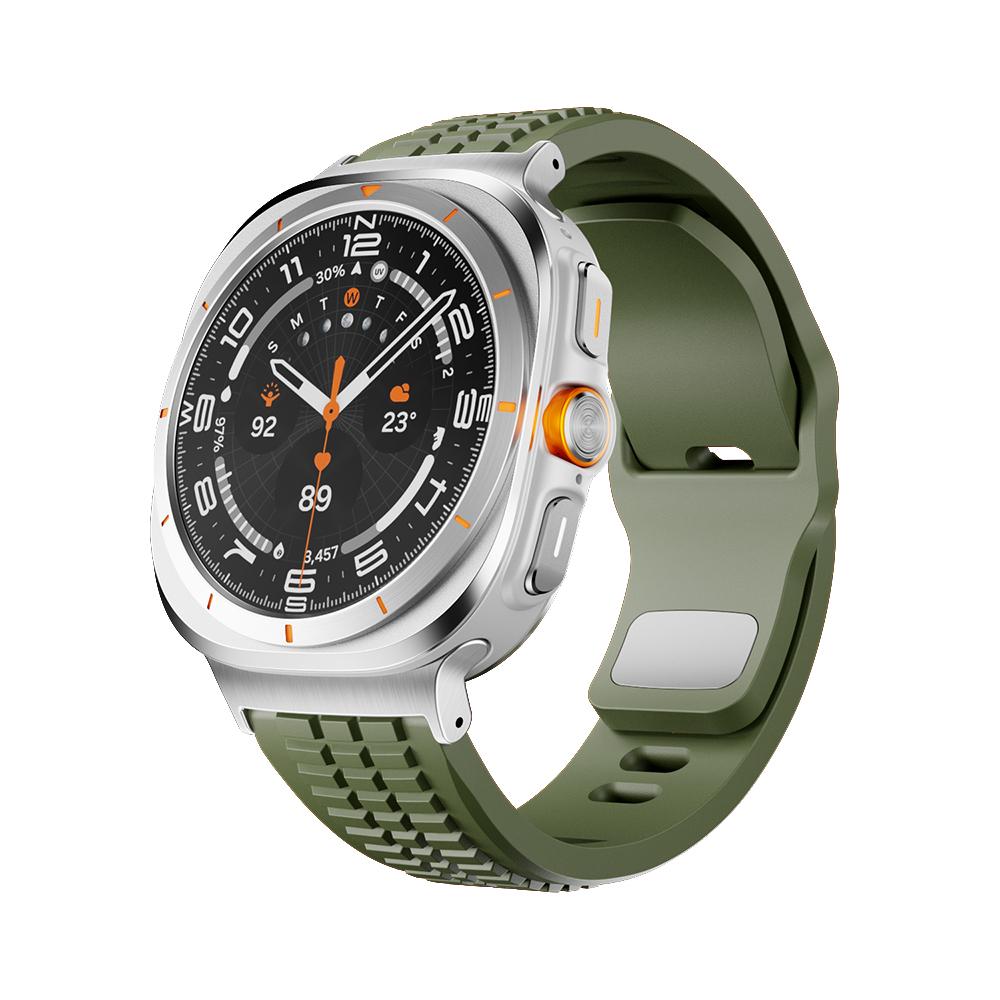 Sport Silicone Strap for Samsung Galaxy Watch Ultra 2025 Bracelet Men Wrist Band for Samsung Galaxy Watch Ultra 47mm 2024 Correa