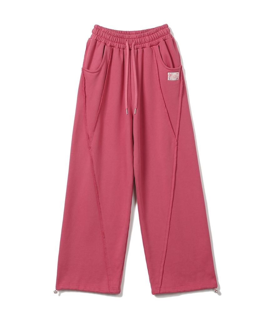 Lupeulupeu Vintage Cut-Line Sweatpants (Dusty Rose)