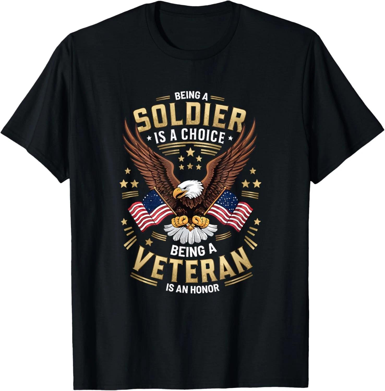 Veteran USA Veterans Day US Army America Veteran T-Shirt L